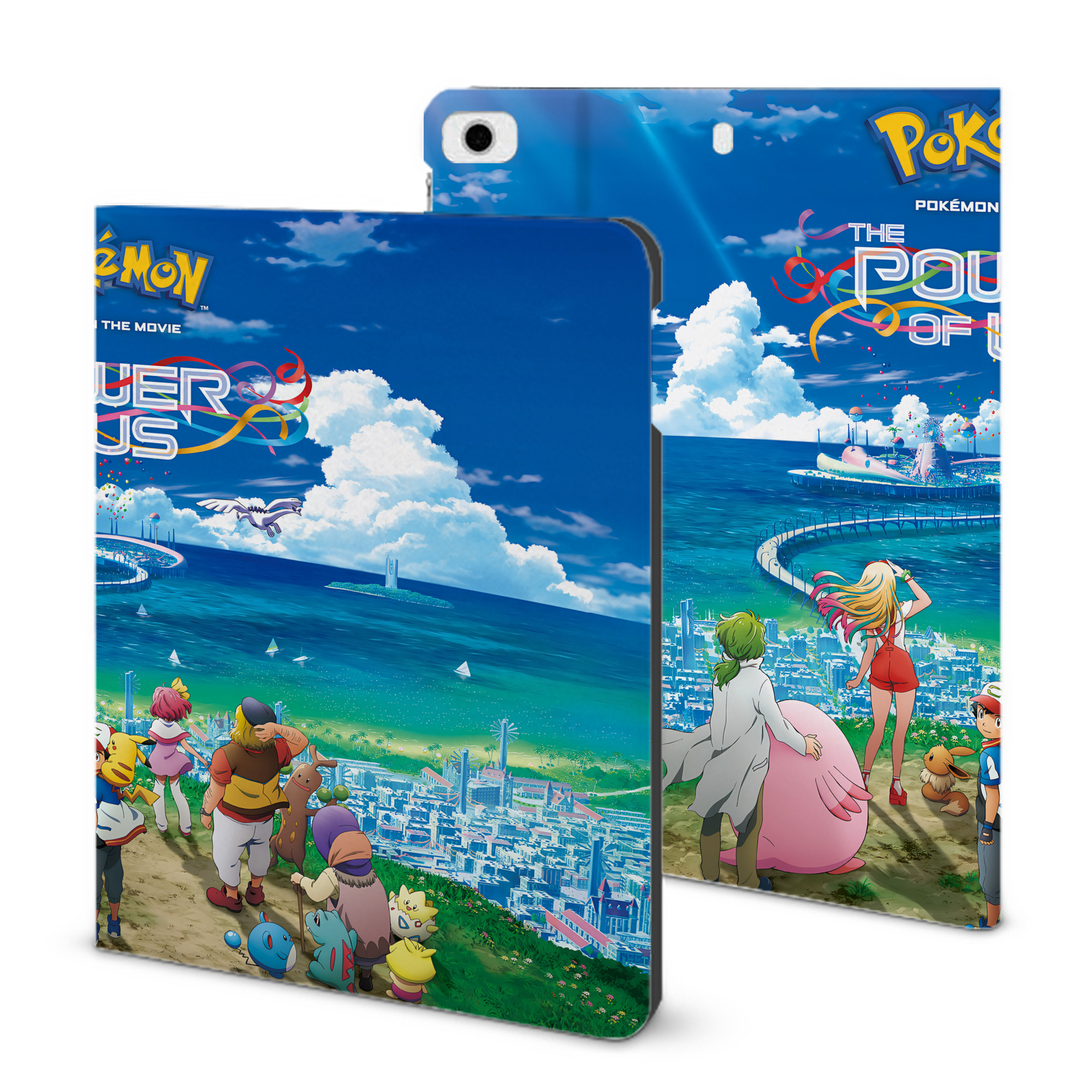 （画像用） ポケットモンスター Pokémon IPad ケース ブック型 PUレザー TPU 耐衝撃 軽量 薄型 ペン収納なし 全面保護 IPad 各モデル対応